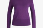 Maglia viola collo alto